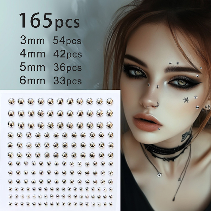Body Jewelry Tattoo - 3D Yüz Gözler Parti Makyaj Dövme