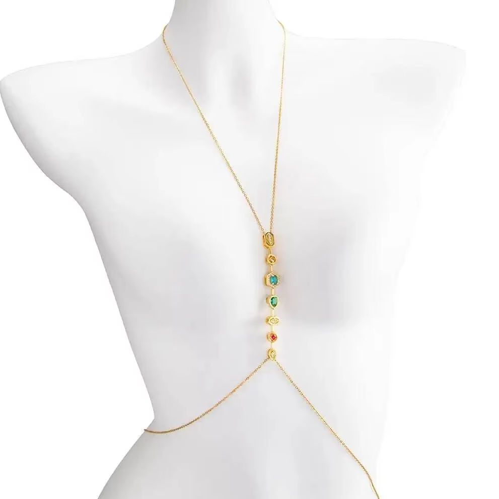 Body Jewelry For You - PuRui Zarif Renkli Zirkon Paslanmaz Çelik