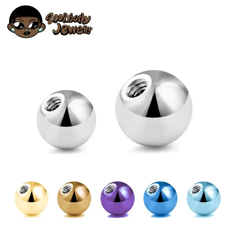 Body Jewelry Industrial - 10 adet G23 Titanyum Dıştan Dişli