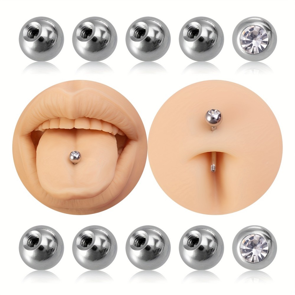 10 adet piercing topları 3mm 5 - Body Jewelry In Store incelemesi ve fiyatı
