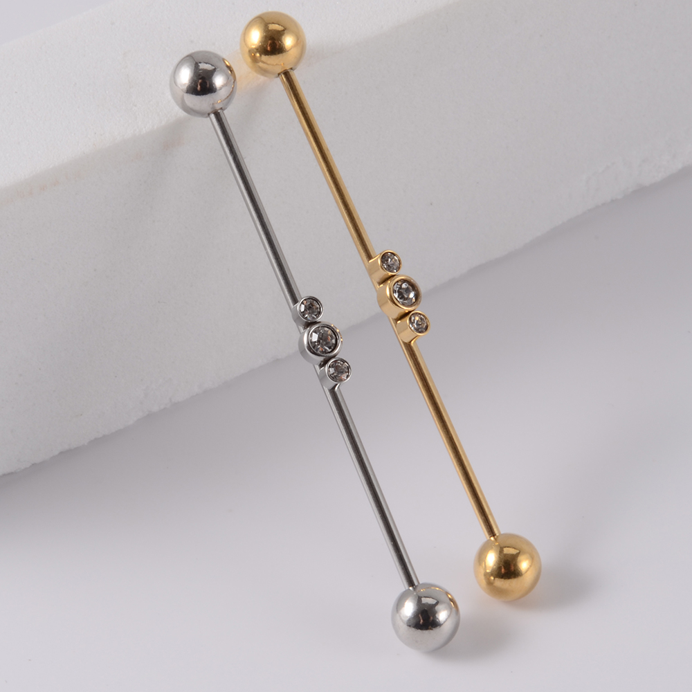 1 adet paslanmaz çelik endüstr - Body Jewelry Industrial incelemesi ve fiyatı