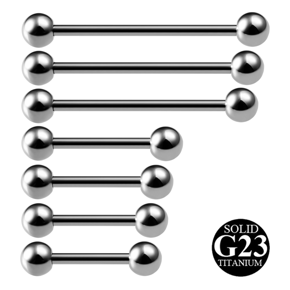 2 adet G23 titanyum dil Pierci - Body Jewelry Industrial incelemesi ve fiyatı