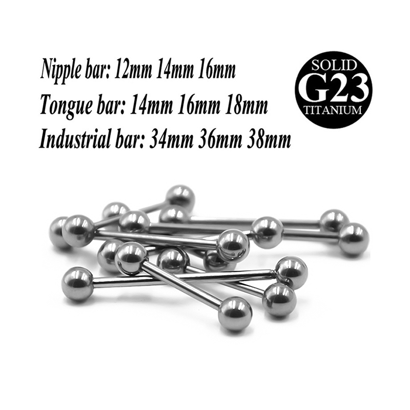2 adet G23 titanyum dil Pierci - Body Jewelry Industrial incelemesi ve fiyatı