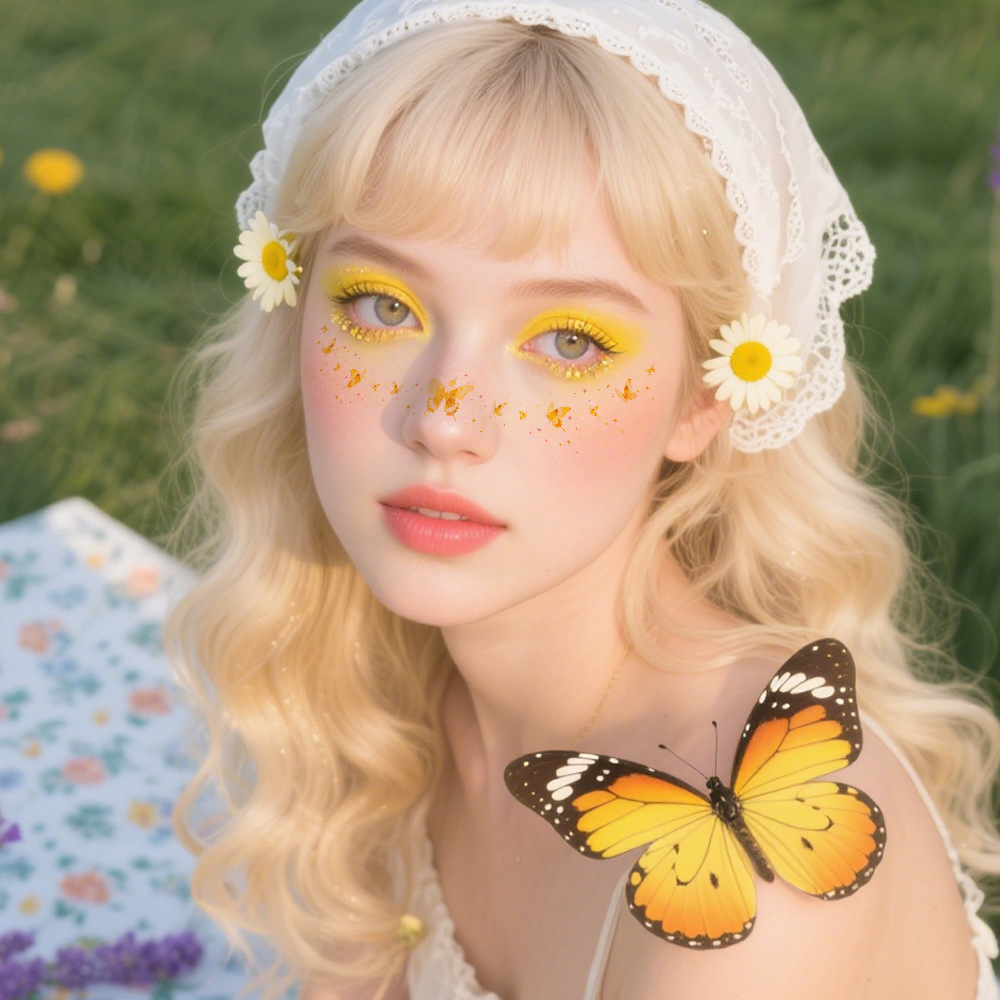 6 adet sevimli kelebek dövme e - Body Jewelry Tattoo incelemesi ve fiyatı