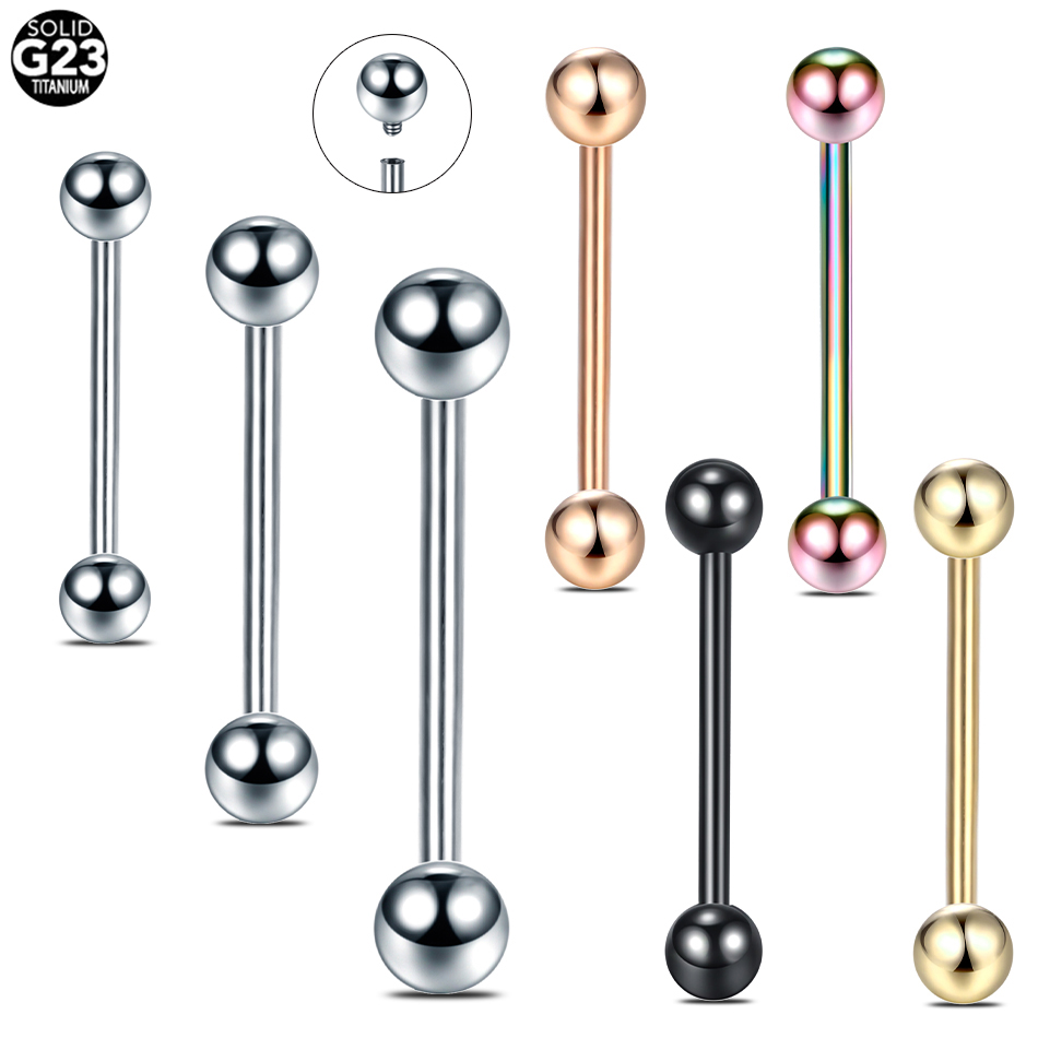 10 adet/grup G23 Titanyum Dil  - Body Jewelry Industrial incelemesi ve fiyatı