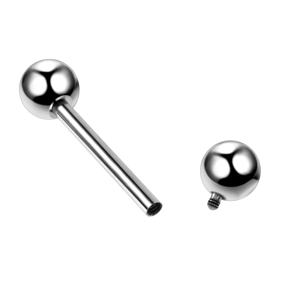 10 adet/grup G23 Titanyum Dil  - Body Jewelry Industrial incelemesi ve fiyatı