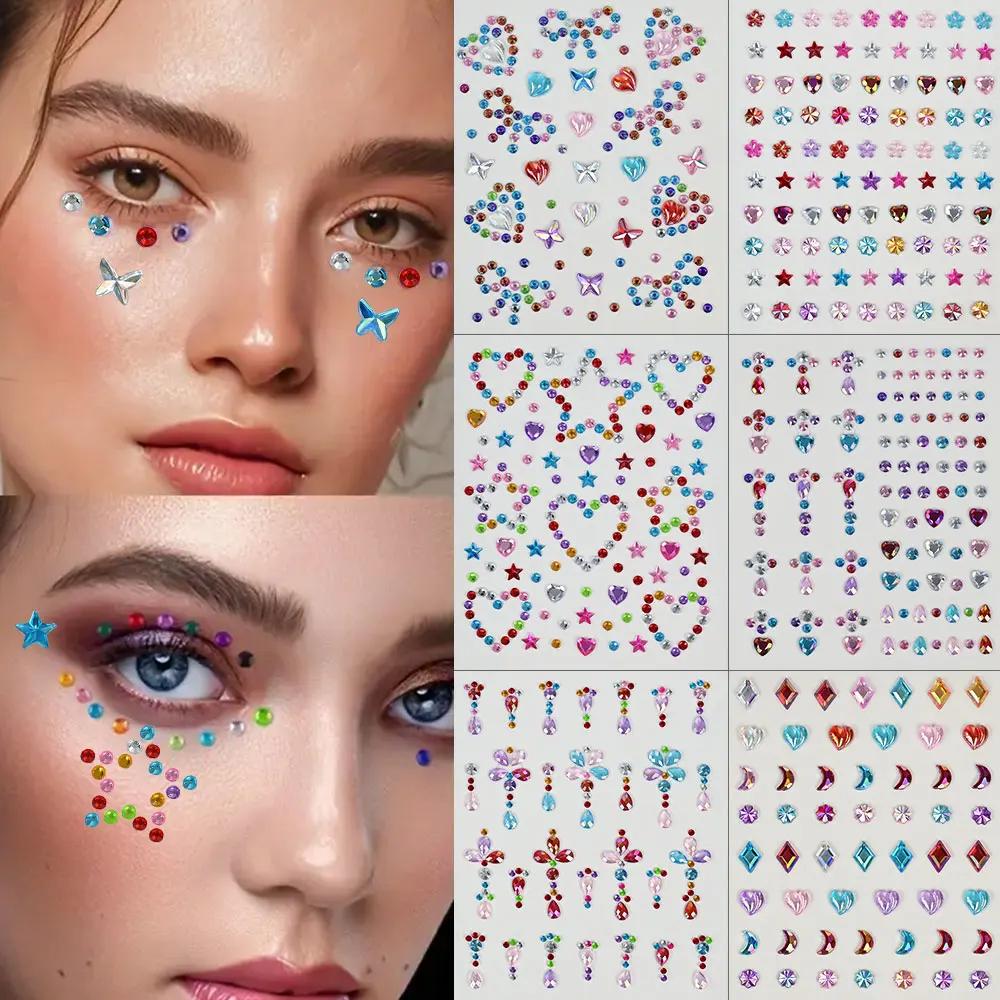 1 sayfalık renkli yay/yıldız/k - Body Jewelry Tattoo incelemesi ve fiyatı