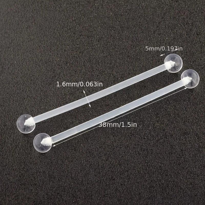 1 adet/6 adet 14G 38mm Paslanm - Body Jewelry Industrial incelemesi ve fiyatı