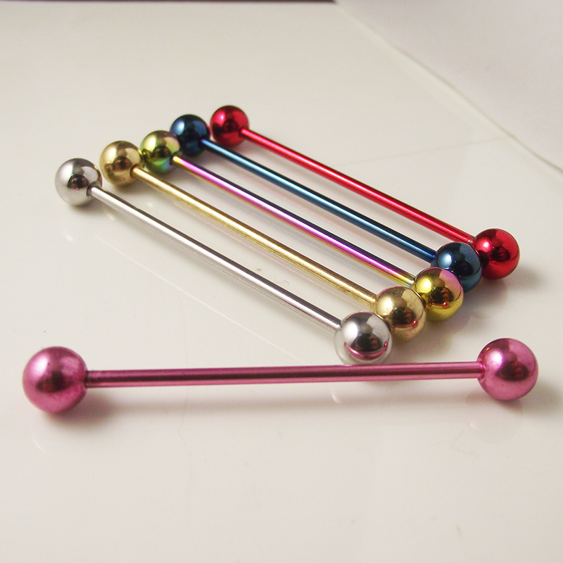 2 adet 14G 1.6mm dil halkası N - Body Jewelry Industrial incelemesi ve fiyatı