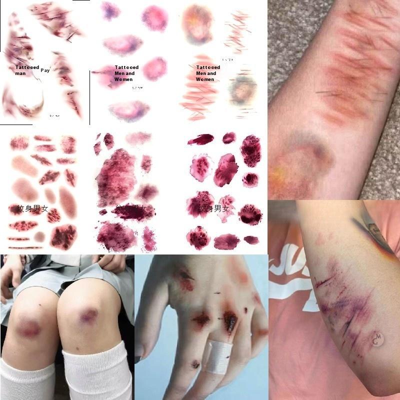 4 yaprak Cadılar Bayramı Yara  - Body Jewelry Tattoo incelemesi ve fiyatı