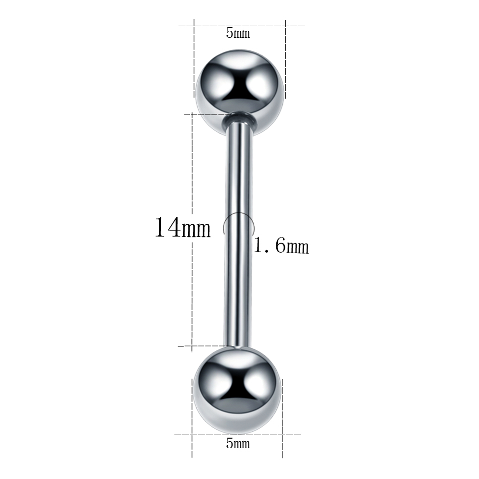 1 adet 14G 16G titanyum endüst - Body Jewelry Industrial incelemesi ve fiyatı