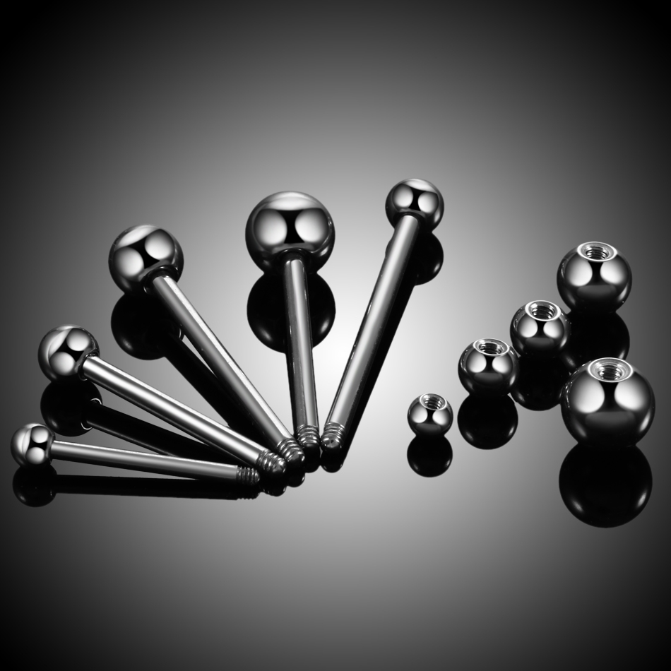 1 adet 14G 16G titanyum endüst - Body Jewelry Industrial incelemesi ve fiyatı